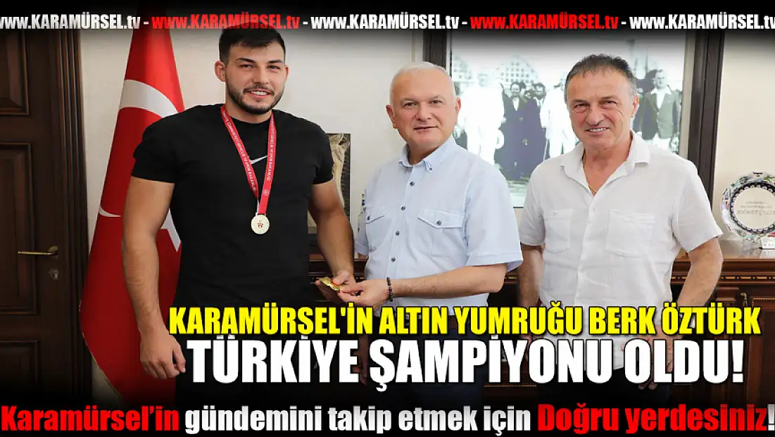 BERK ÖZTÜRK, TÜRKİYE ŞAMPİYONU OLDU!