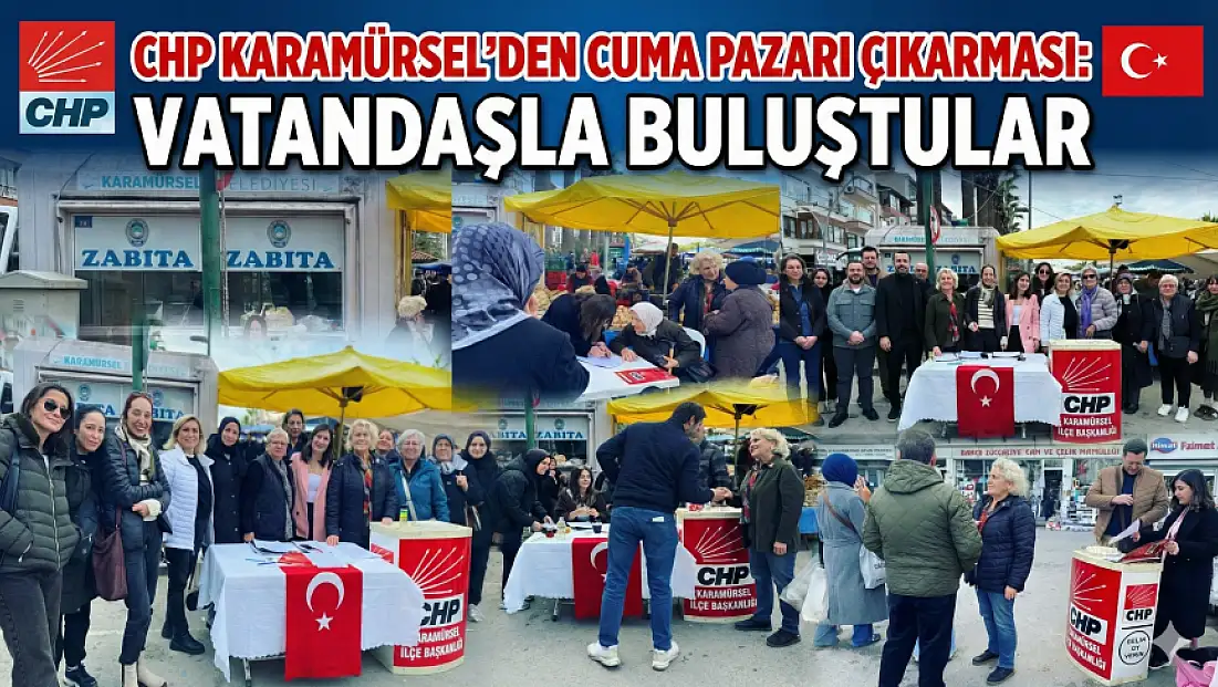 CHP Karamürsel’den Cuma Pazarı Çıkarması