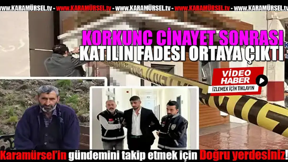 Cinayet işlemişti 