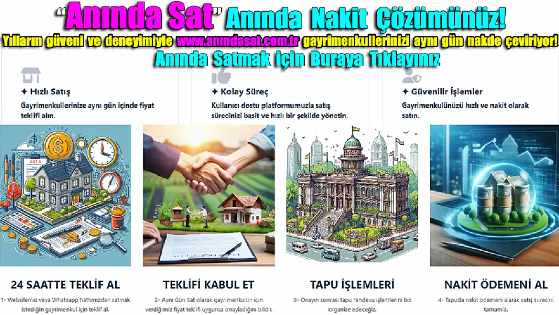 ANINDA SAT İNTERNET SİTESİ HİZMETE AÇILDI