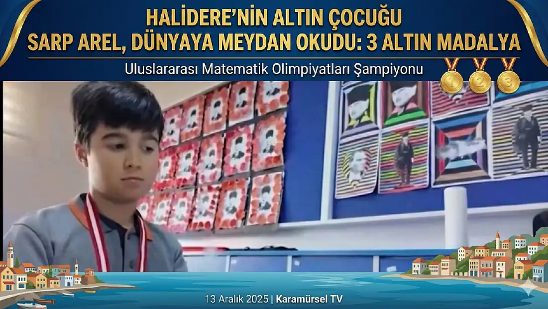 Halıdere’nin Altın Çocuğu Sarp Arel, Dünyaya Meydan Okudu