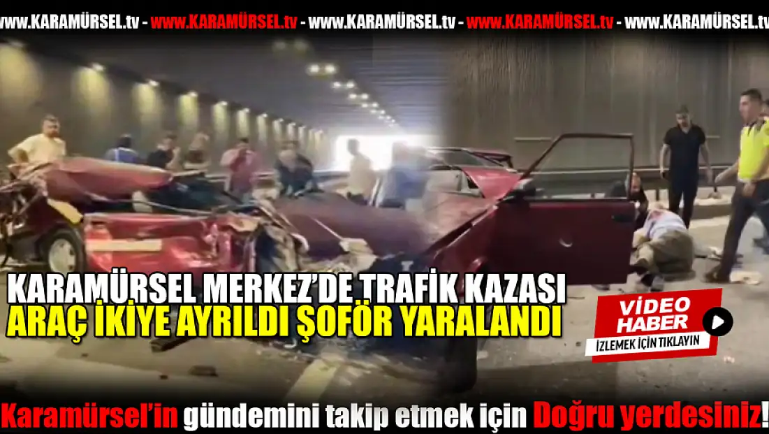 Karamürsel D-100 Karayolu'nda Korkutan Kaza