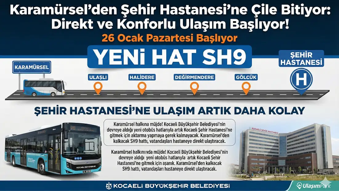 Karamürsel’den Şehir Hastanesi’ne Çile Bitiyor