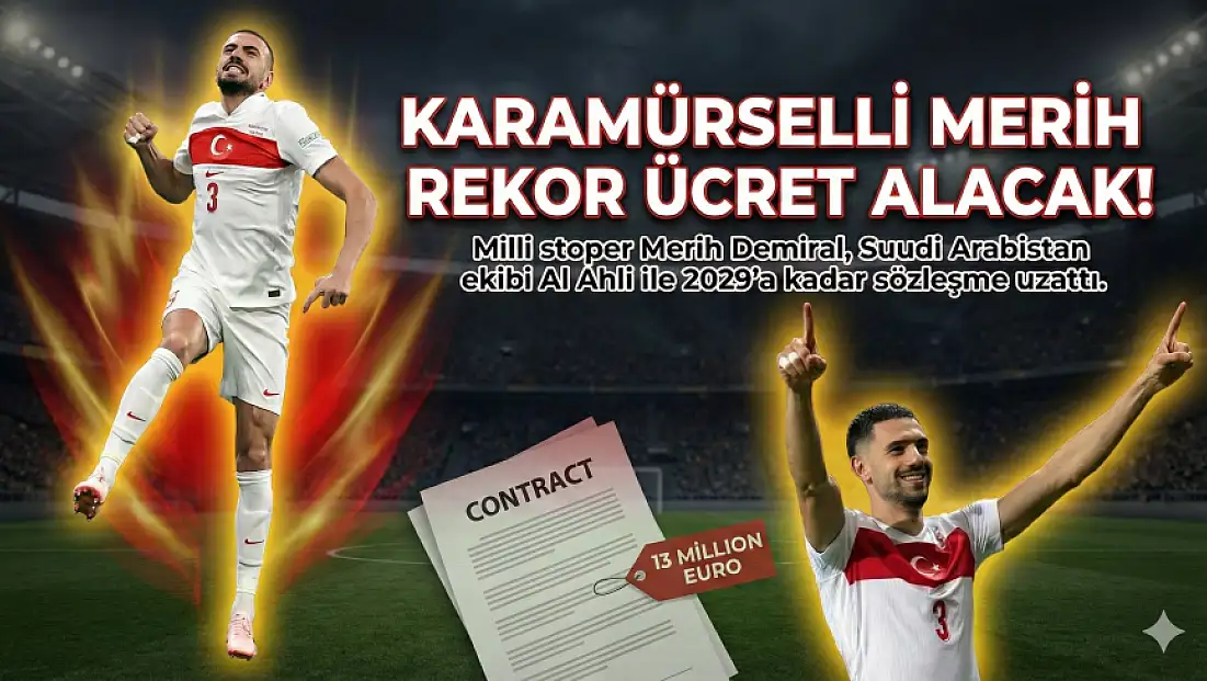Karamürsel’in Gururu Merih Demiral’dan Rekor İmza!