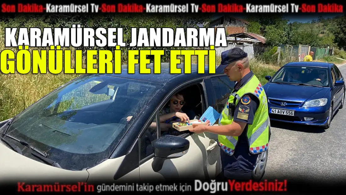 Karamürsel jandarma gönülleri fet etti