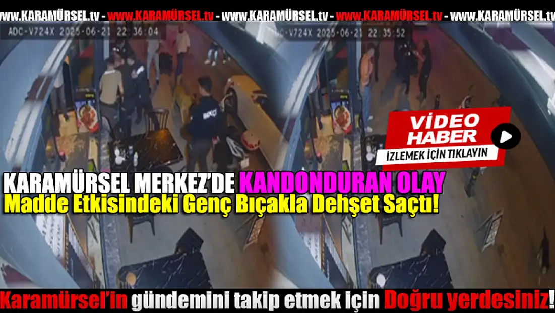 Madde Etkisindeki Genç Bıçakla Dehşet Saçtı!