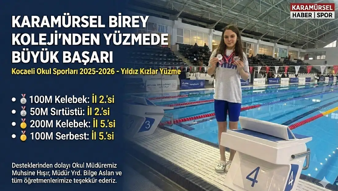 Yağmur Taşçı yüzmede tarih yazdı!