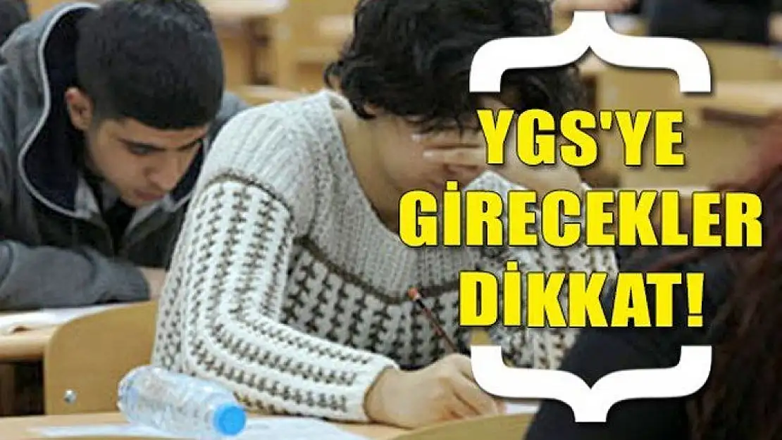 Karamürselde  YGS  Sınavına 1.537 Aday  Girecek.