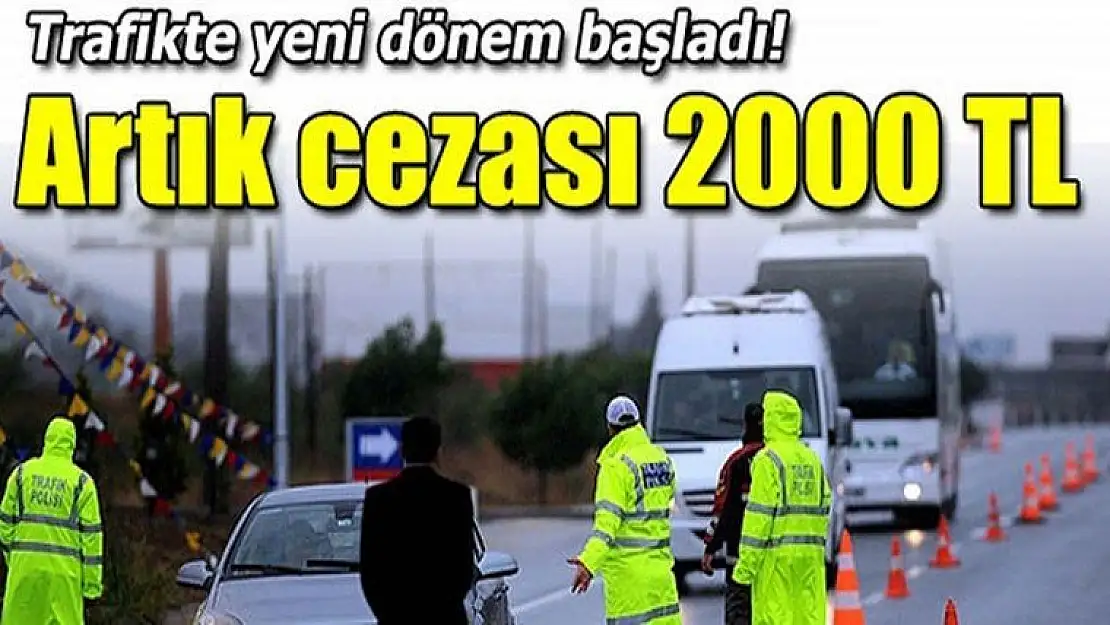 Dikkat  Cezası. 2000 Bin  Lira...