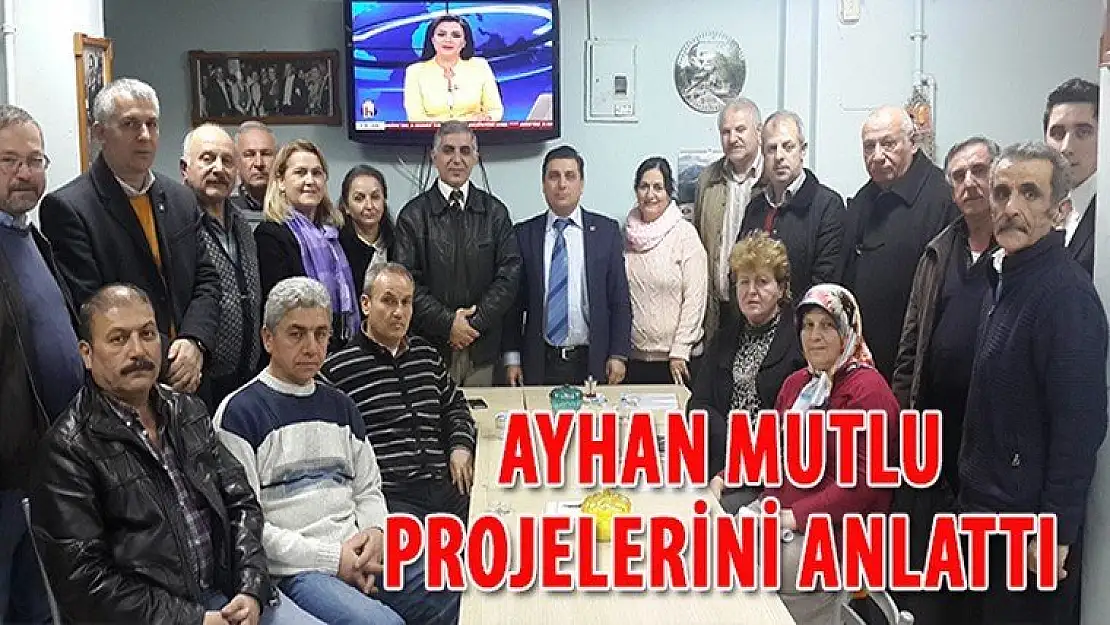 Ayhan Mutlu Karamürselde Projelerini  Anlattı