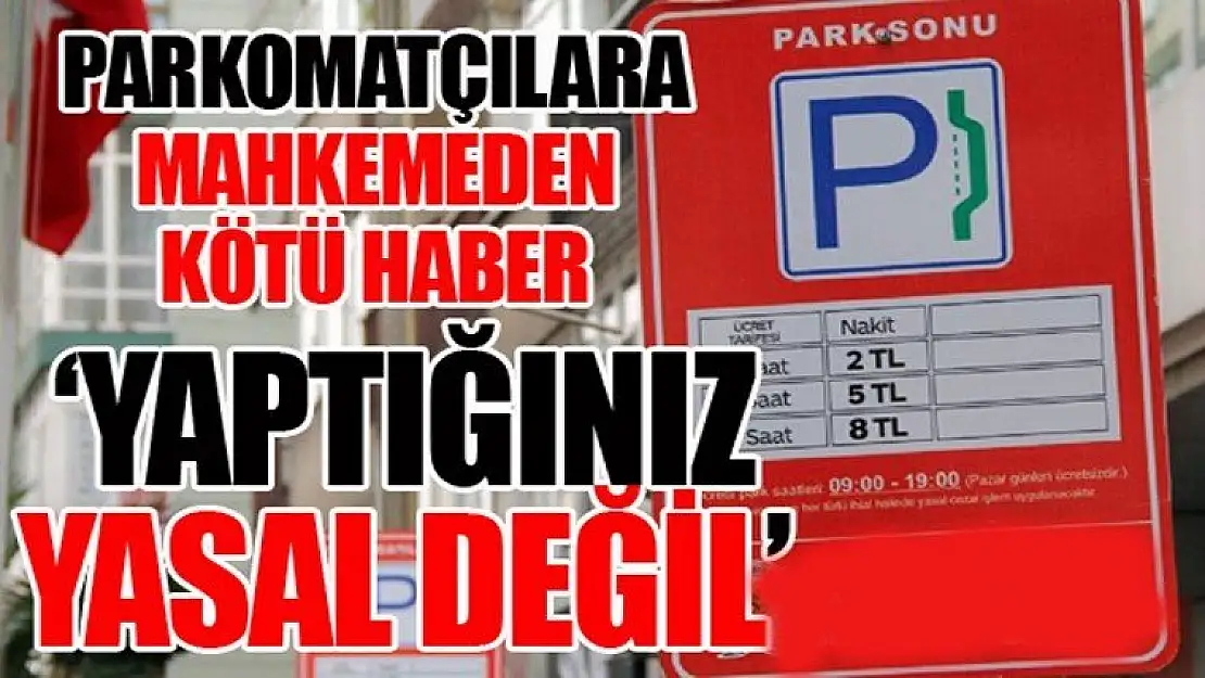 Sokakta otopark parası alamazsınız