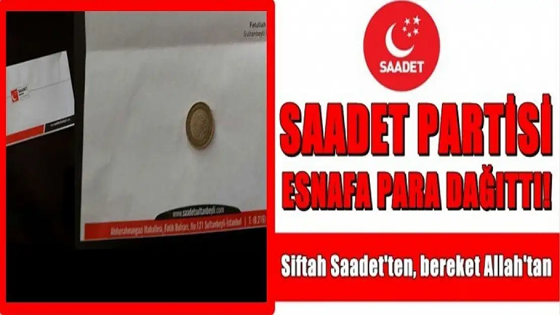 Karamürsel'de Esnafa Siftah Parası Dağıttılar