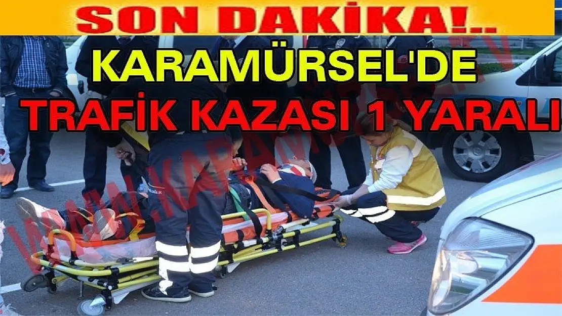 Karamürsel'de  Trafik Kazası 1 Yaralı