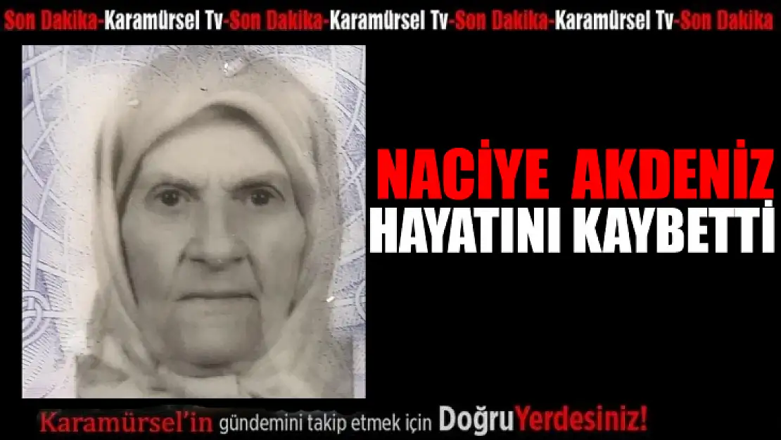 Acı kaybımız!