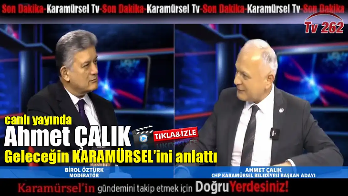 Ahmet Çalık geleceğin Karamürsel'ini anlattı