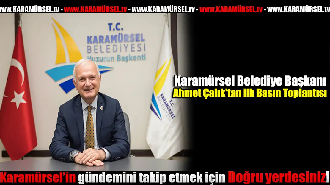 Ahmet Çalık'tan ilk basın toplantısı