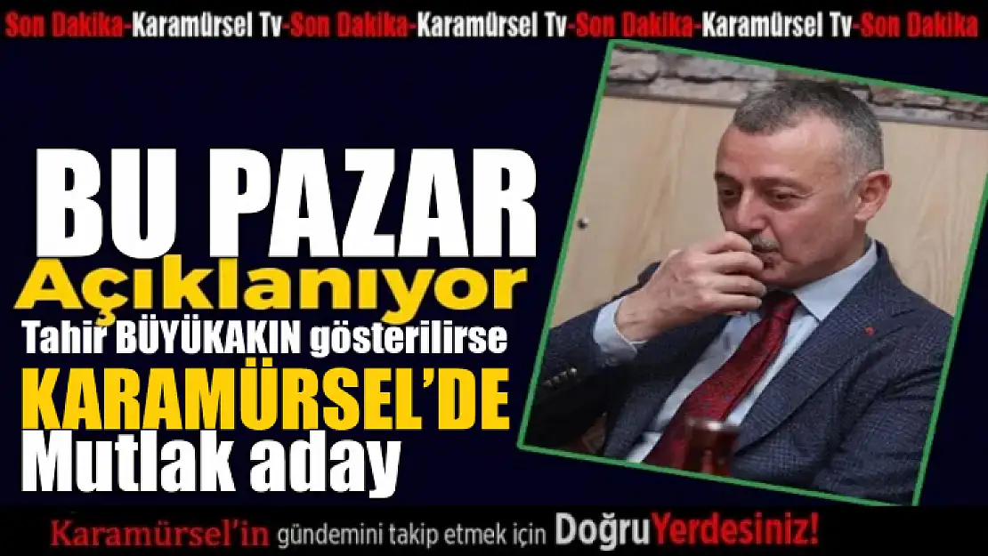 AK Parti bu Pazar adaylarını açıklıyor