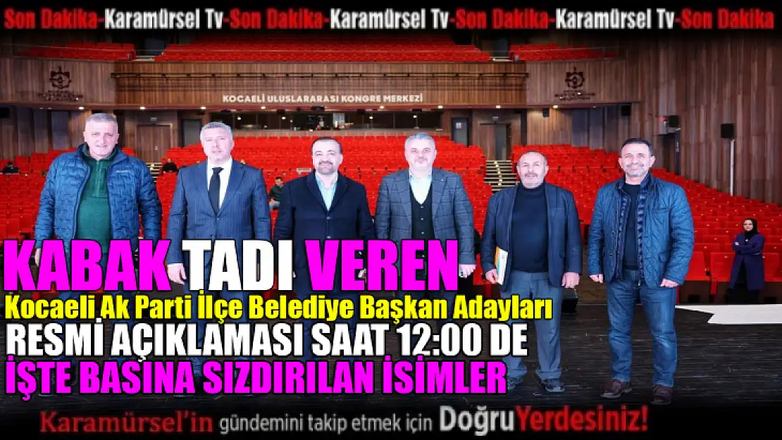 AK Parti'de Aday Tanıtımı İçin Geri Sayım Başlıyor