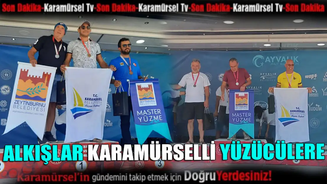 Alkışlar Karamürselli yüzücülere