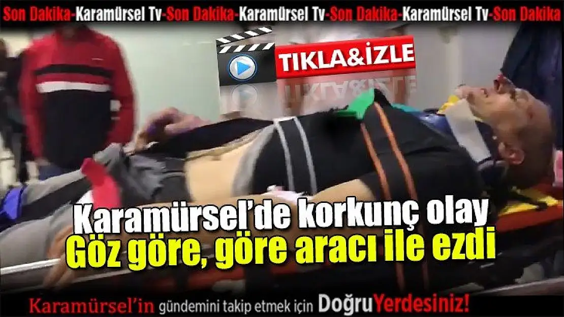 Aracı ile öz kardeşini ezdi