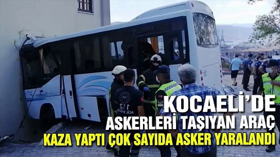 Askerleri taşıyan araç kaza yaptı: çok sayıda yaralı!