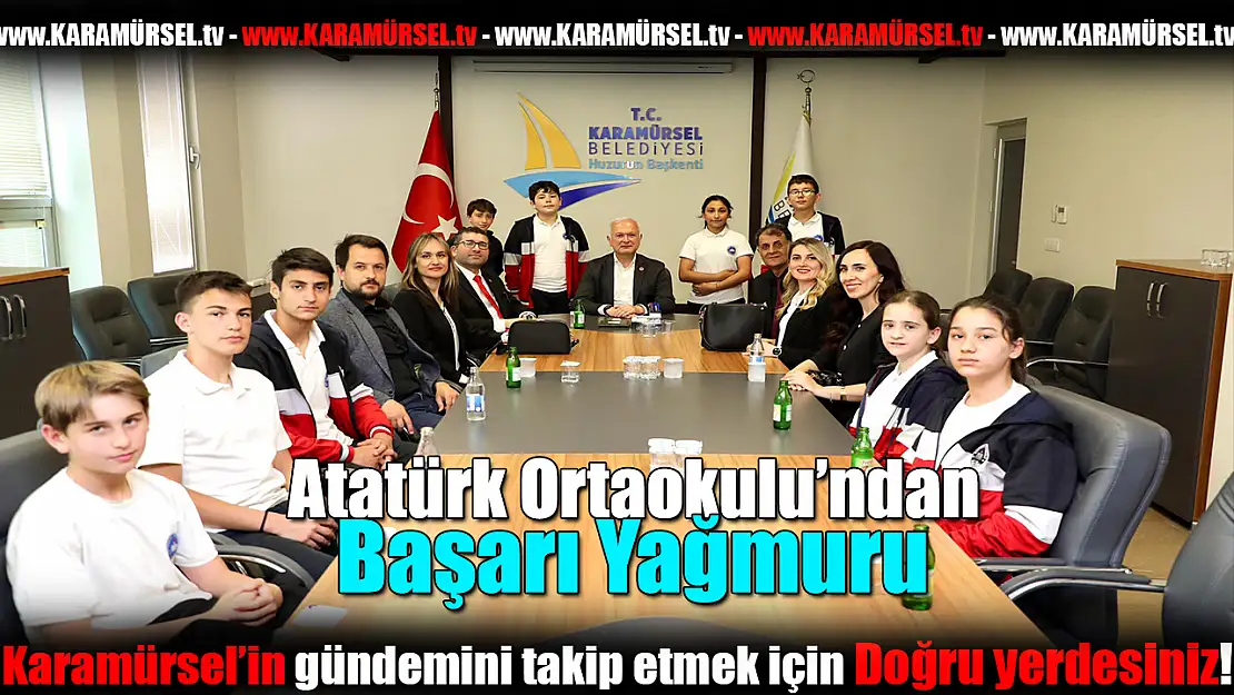 Atatürk Ortaokulu'ndan Başarı Yağmuru