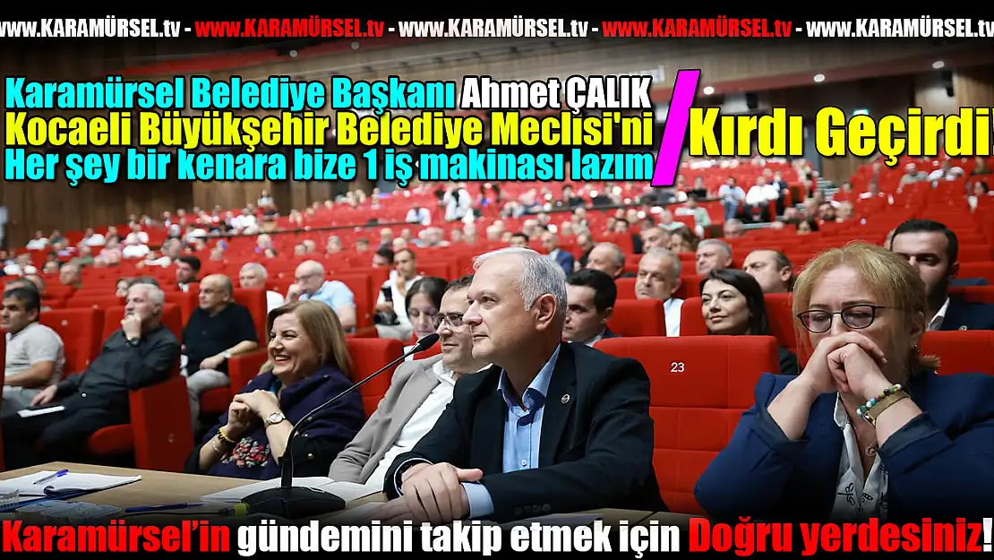 Başkan Çalık mecliste herkesi kırdı geçirdi!