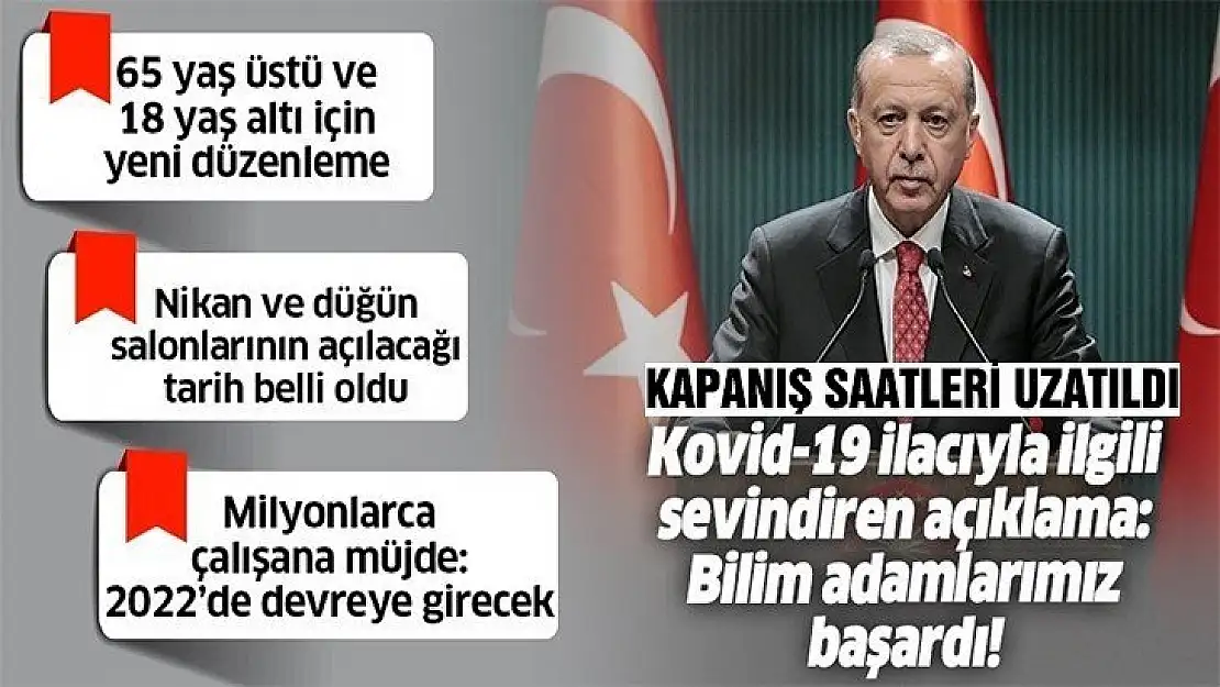 Başkan Erdoğan tek tek açıkladı 