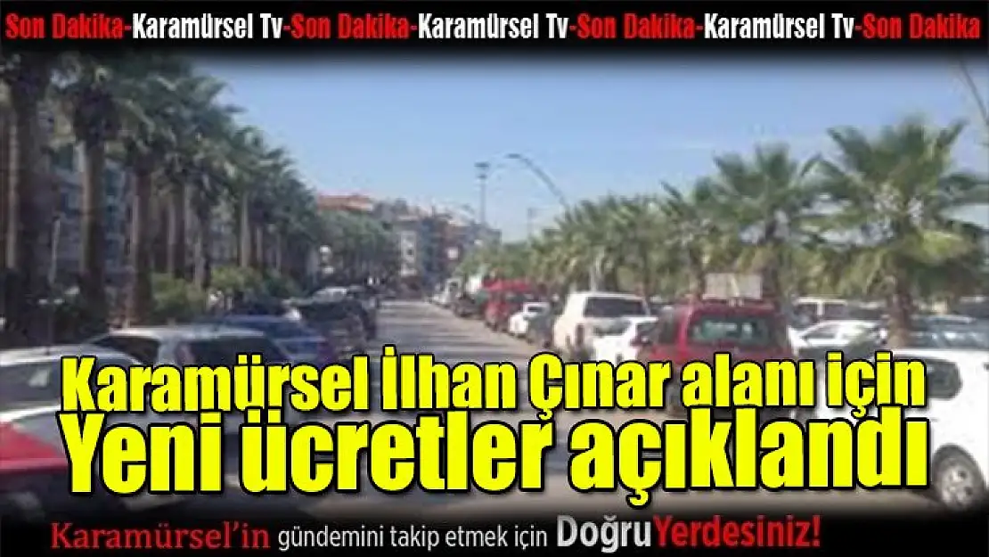 Belediye otopark ücretleri değişti