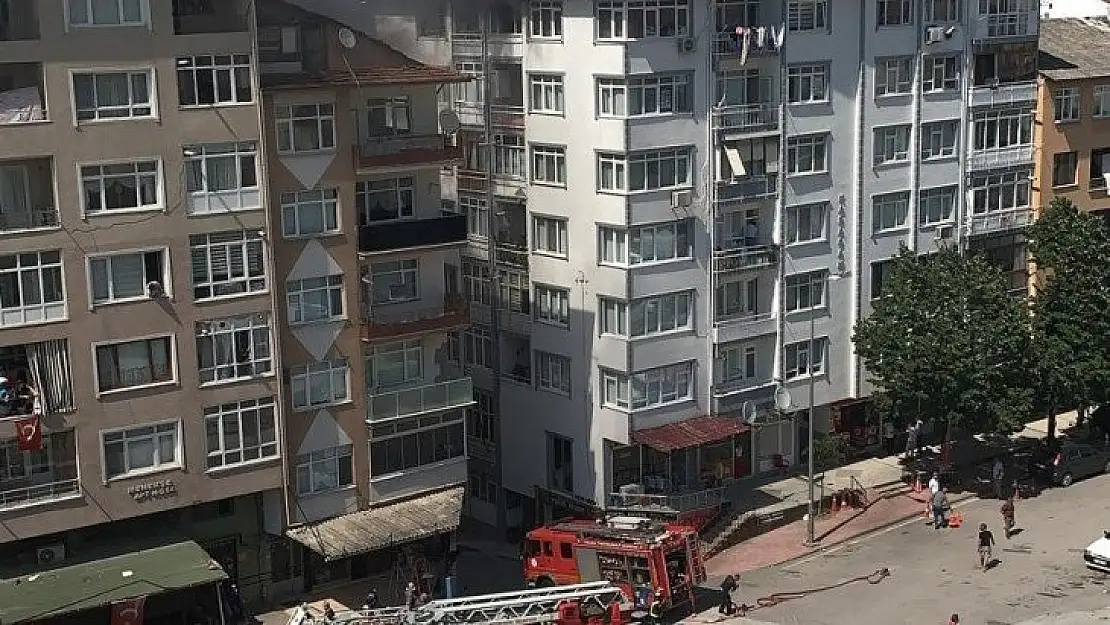 Betonyol'da evde çıkan yangın büyük panik yarattı