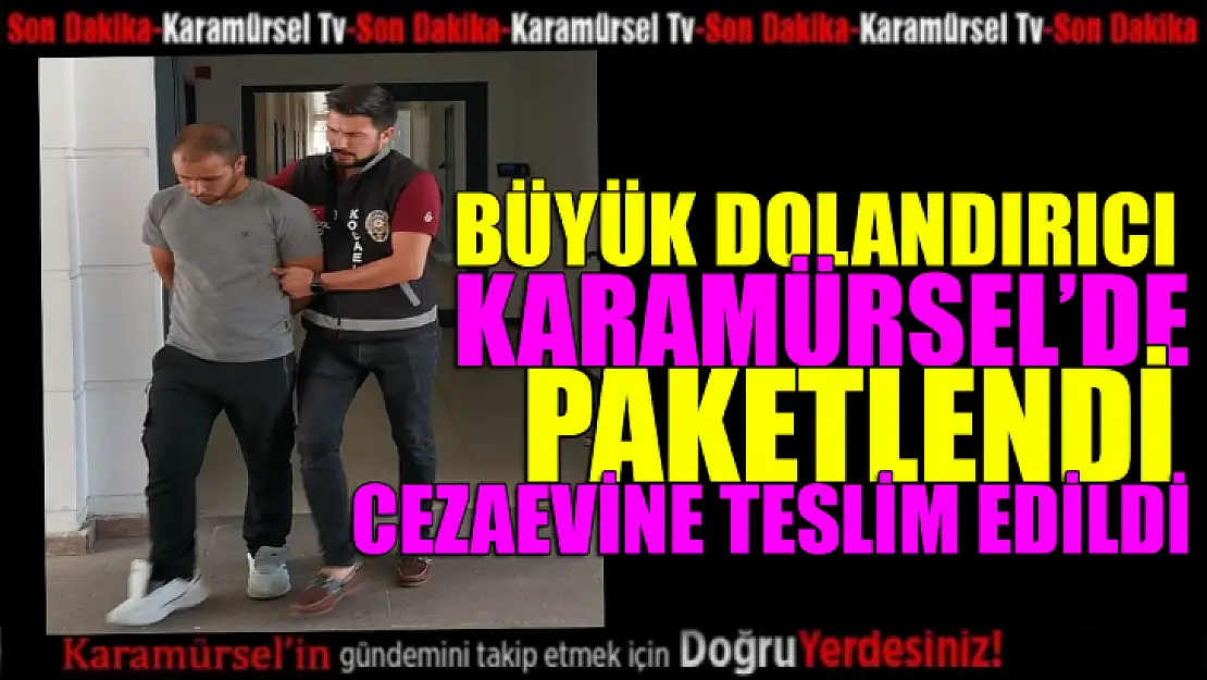 Büyük dolandırıcı Karamürsel'de paketlendi