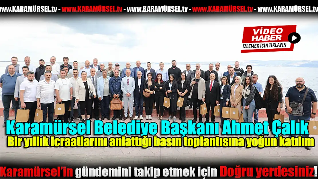 Çalık, Kocaeli basınına bir yıllık icraatlarını anlattı
