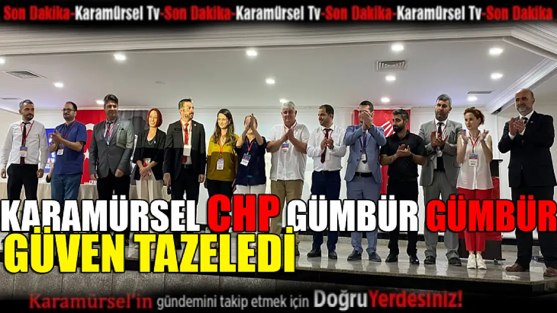 Anıl Aksu yoğun bir katılım ile güven tazeledi