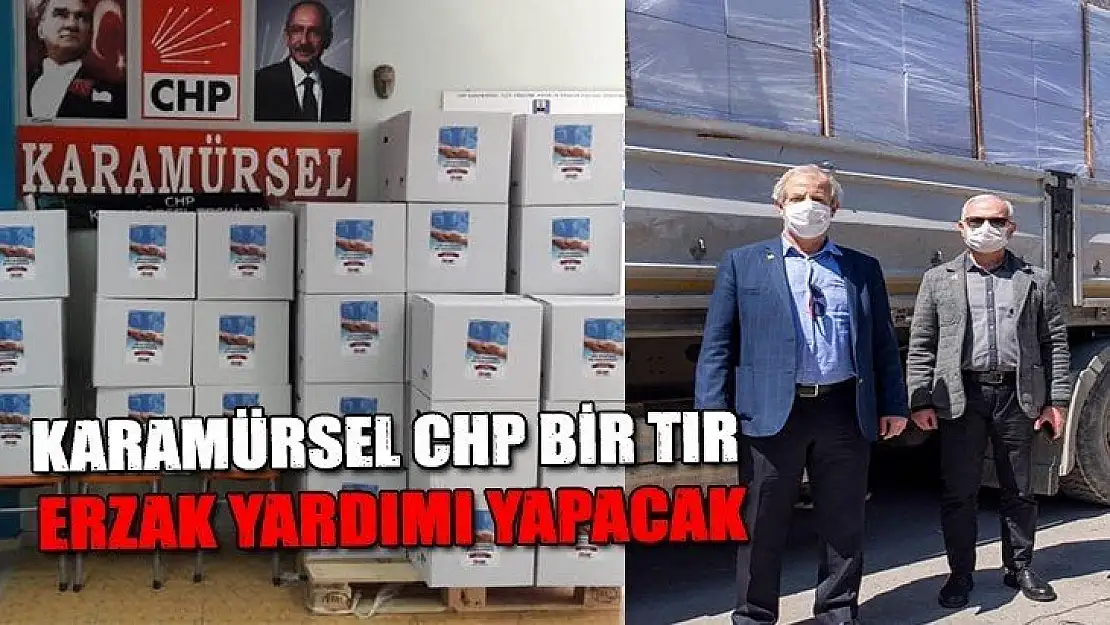 CHP'den 5000 kişiye erzak yardımı 