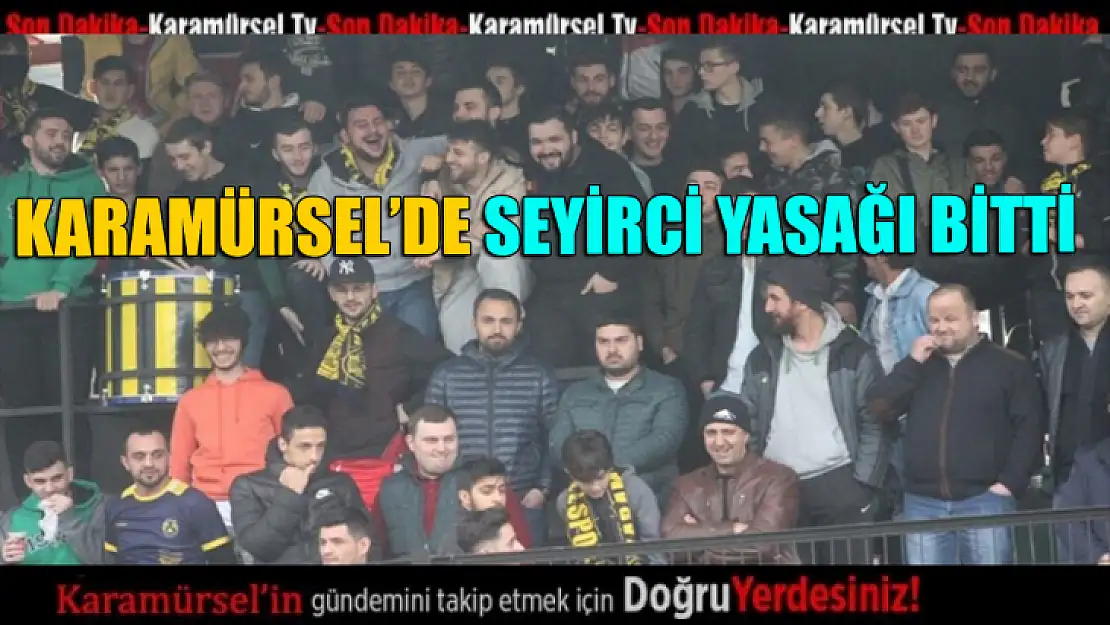 Çok şükür yasak bitti