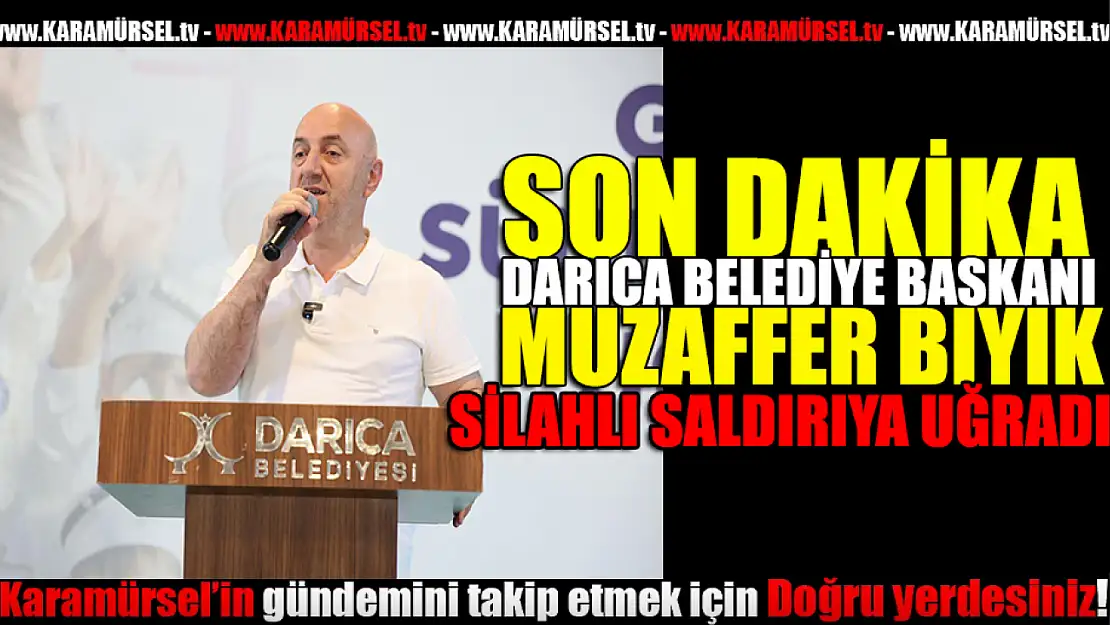 Darıca Belediyesi'nde Dehşet! Muzaffer Bıyık yaralandı!