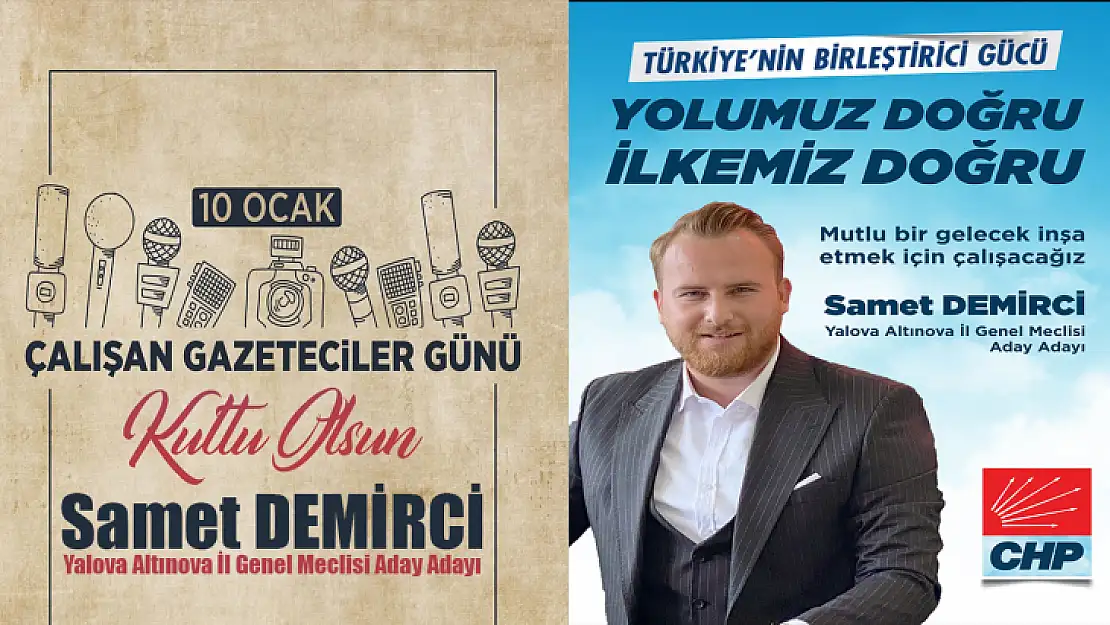 Demirci, çalışan gazeteciler gününü kutladı