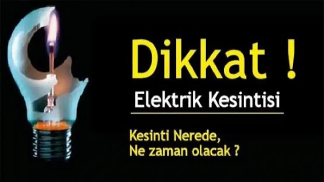 Dikkat elektrikler saatlerce yok!