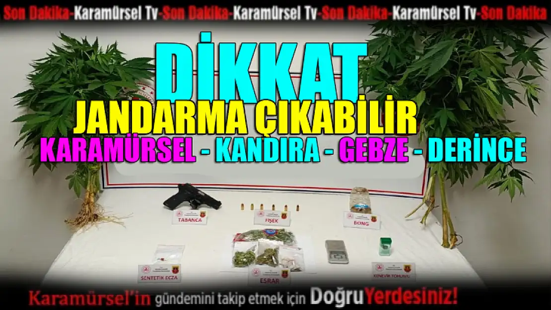 Dikkat Jandarma çıkabilir! Jandarma ekiplerinden büyük başarı