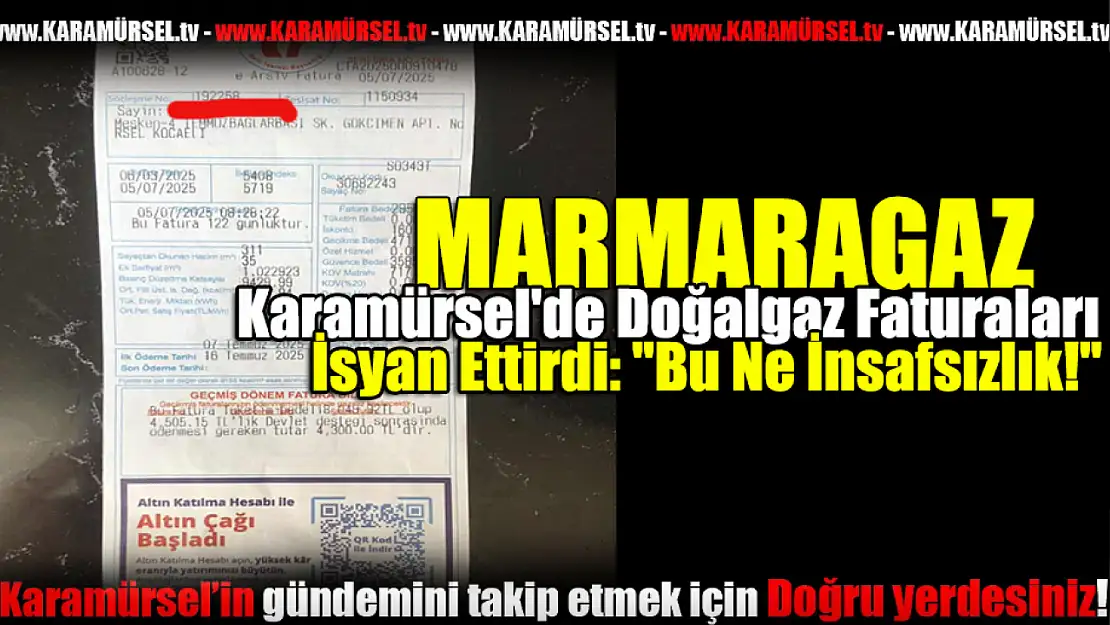 Doğalgaz Faturaları İsyan Ettirdi