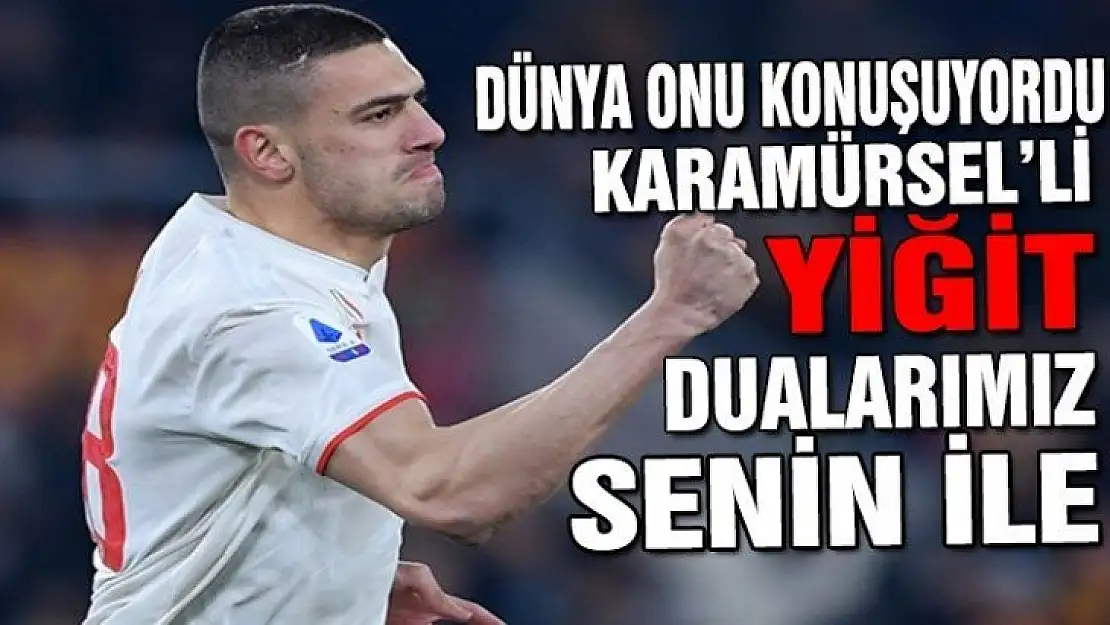 Dualarımız senin ile Merih Demiral sakatlandı