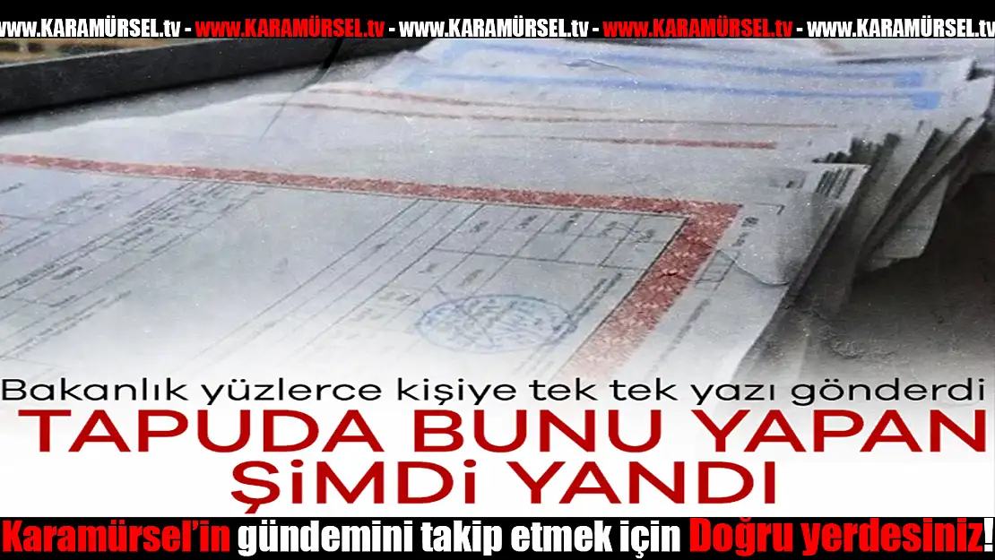 Düşük Bedelli Tapu İşlemlerine Sıkı Denetim Başlattı