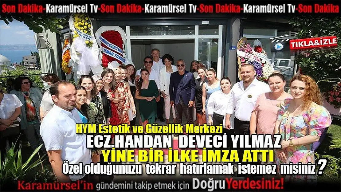 Ecz. Handan Deveci Yılmaz yine bir ilke imza attı