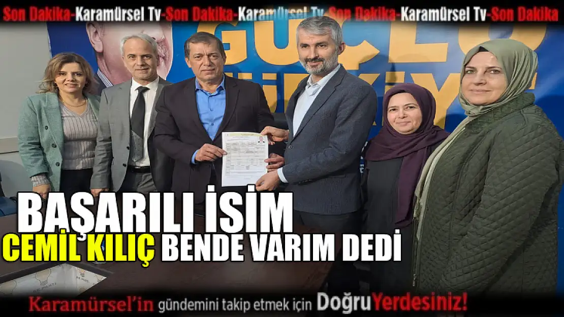 Eğitimci Cemil Kılıç, bende varım dedi