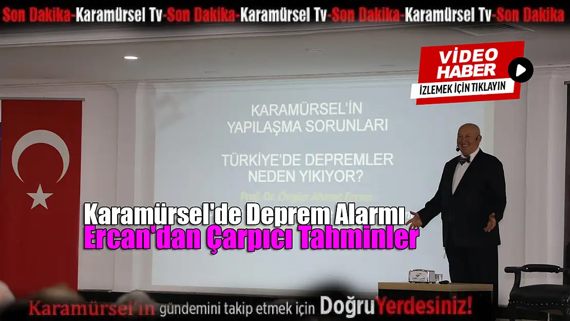 Ercan'dan Çarpışmacı Deprem Konferansı