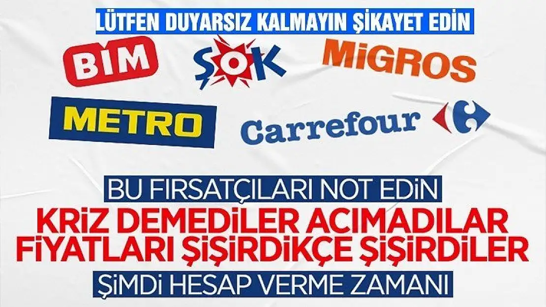 Fırsatçılar açıklandı