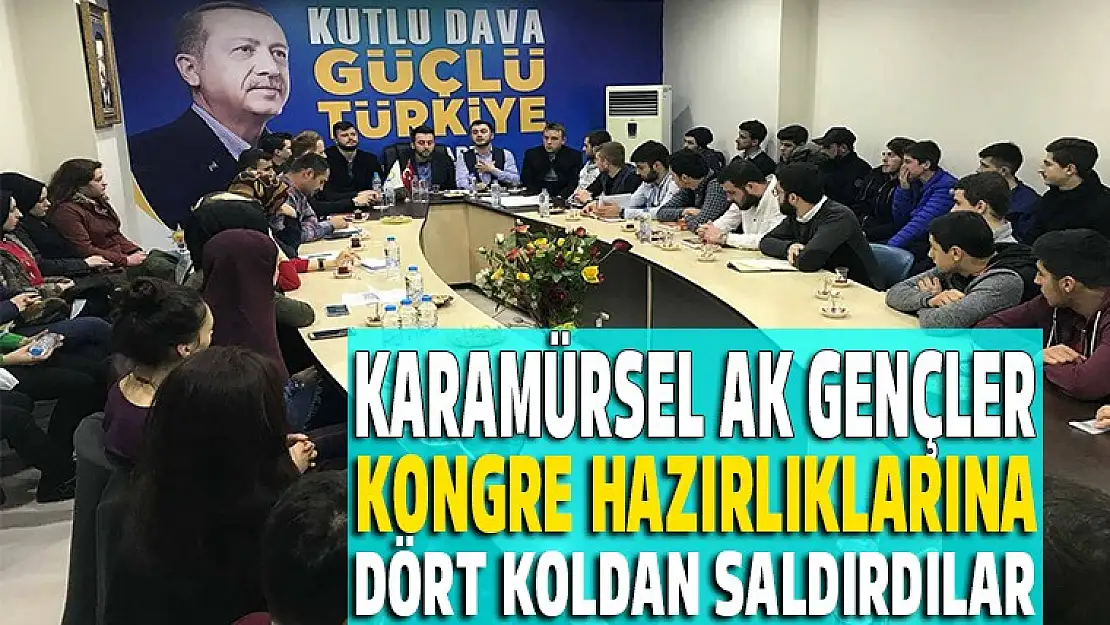 Karamürsel AK Gençler kongre hazırlıklarına dört koldan saldırdı