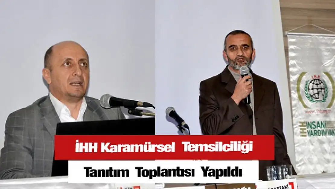 İHH Karamürsel Temsilciliği tanıtım toplantısı gerçekleştirdi