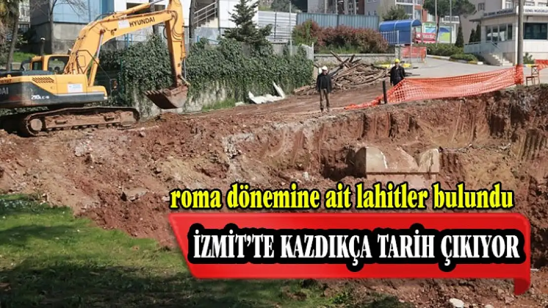 İzmit'te Roma Dönemine Ait Eserler Bulundu