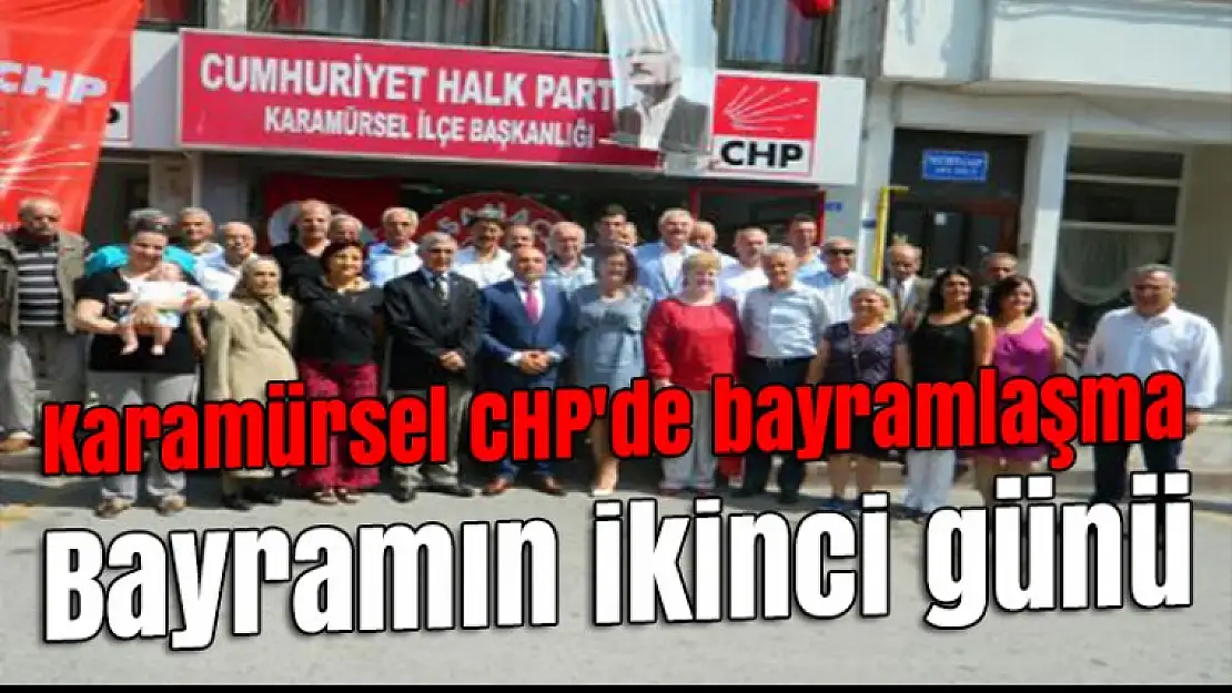 Karamürsel CHP'de bayramlaşma ikinci gün